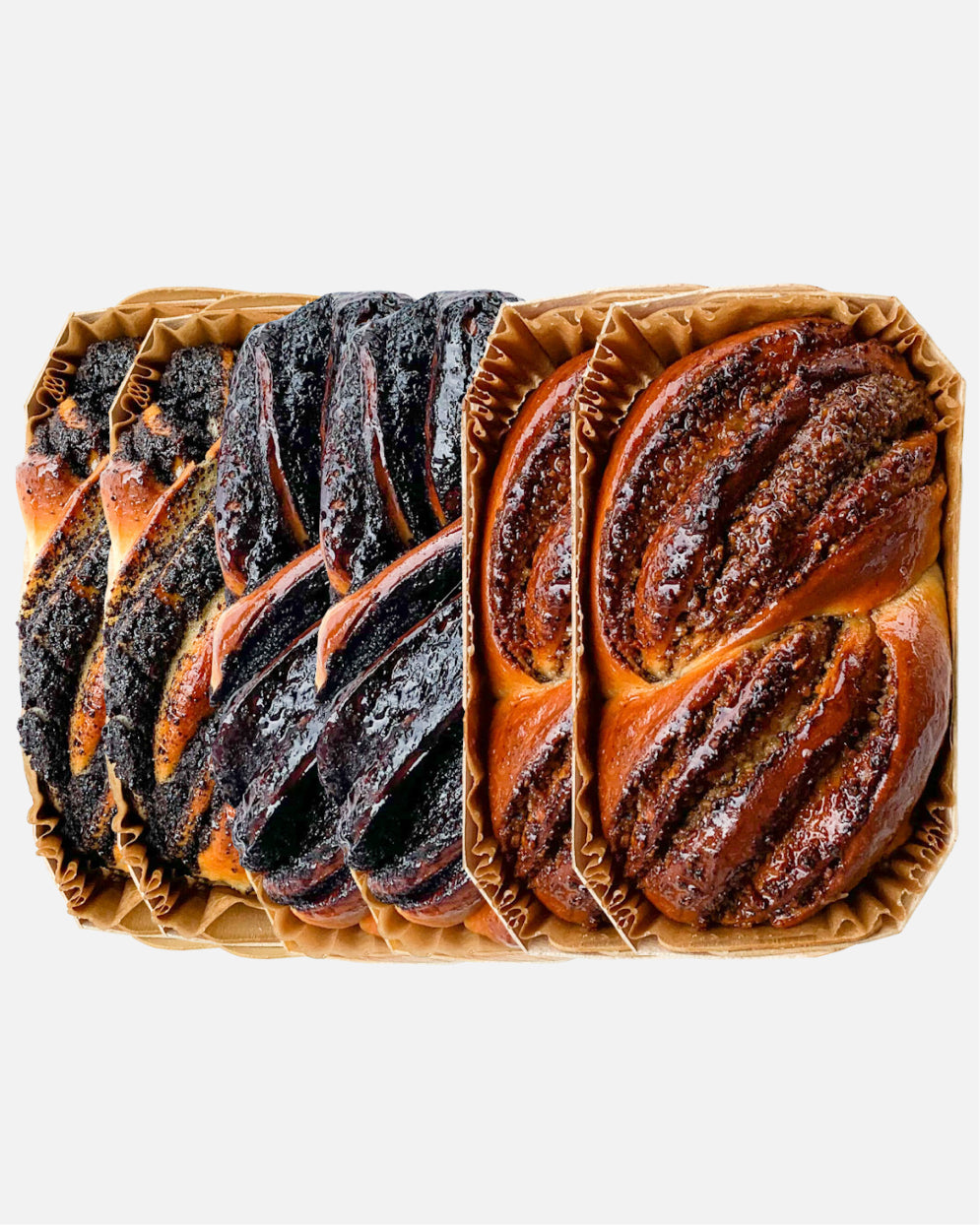 6x Babka (2x Mac, 2x Nucă, 2x Cacao)