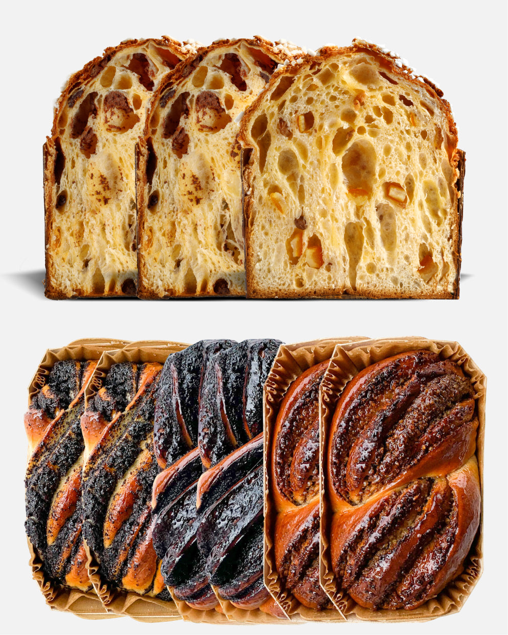 6x Babka + 3x Panettone