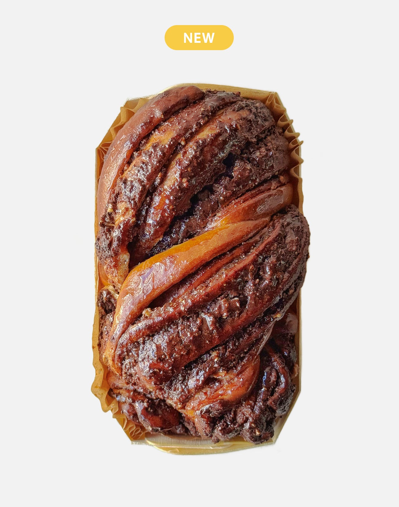 Babka cu alune și ciocolată (450g)
