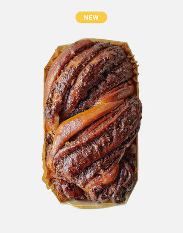 Babka cu alune și ciocolată (450g)