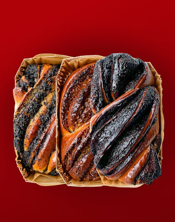 3x Babka (Nucă, Mac, Cacao)