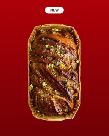 Babka cu fistic și portocale (450g)