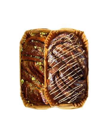 Pistachio & Brew (Babka Fistic, Babka Cafea)